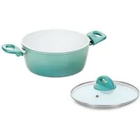 Genius Kochtopf Cerafit Revolution Kochtopf 22 CM 2-tlg., Fleisch Braten Topf, Aluminium (2 tlg. Set, Topf mit Deckel), antihaft, für alle Herdarten geeignet