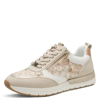 Tamaris - Da.-Schnürer beige struct. - Gr. - 37