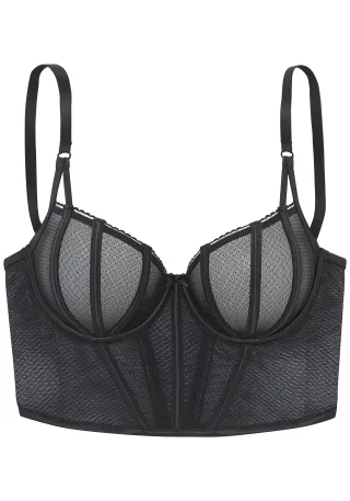 LASCANA - LASCANA Corsage black - Gr. - 75B