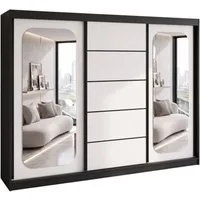 A&J MöbelLand GmbH Schiebetürenschrank BELANO – Moderner Kleiderschrank mit Schiebetüren (Die perfekte Kombination aus modernem Design, hoher Funktionalität und großzügigem Stauraum für Kleidung, Bettwäsche und Accessoires, erhältlich in verschiedene