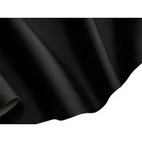 maDDma Stoff 0,5m Kunstleder Stoff Breite 142cm, schwarz