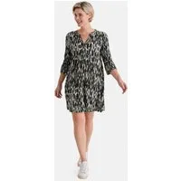 STOOKER WOMEN Midikleid TUNIKA Kleid V-Neck Tunika Kleid mit V-Ausschnitt Figurumspielend für Damen