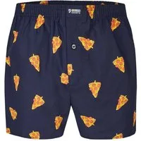 HAPPY SHORTS Boxershorts Happy Shorts Herren american Boxer Boxershorts Shorts Webboxer Pizza - Pizza (1-St)