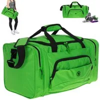 ELEPHANT Sporttasche Reisetasche Saunatasche Damen Herren groß 62 cm XL, Color Sport Reise Sauna Tasche Fitness Gym + Flasche