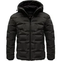 Amaci&Sons Winterjacke CORBIN Winterjacke Herren Gefütterte Dicke Winter Jacke für Männer mit Kapuze