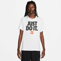 Nike Sportswear T-Shirt M NSW TEE FRAN JDI VERBIAGE Kurzarm-Design, mit Rundhalsausschnitt, aus Baumwolle