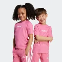 adidas Sportswear T-Shirt LK LIN TEE 160 für Kinder, Rundhalsausschnitt, ohne Verschluss, weiches Material