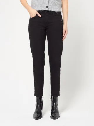 GANG Damen Jeans 94NADIA CROPPED - boyfriend fit Jeans black