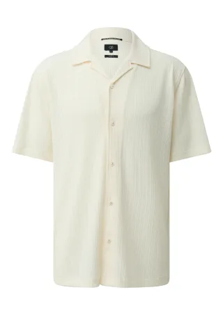 qs - Hemd creme - Gr. - M