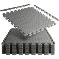 Bestlivings Bodenschutzmatte Puzzlematte Extra Dick, (4,32 qm), 16-St., (52cm x 52cm x 1,2cm), Schutzmatten - Gymnastikmatte Modular und Flexibel erw. Unterlegmatte