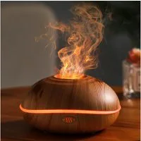 SinLaw Diffuser 3-in-1 Multifunktions-Luftbefeuchter, 200ml Flammeneffekt-Diffusor, 0,2 l Wassertank, Kann 2-8 Stunden lang ununterbrochen arbeiten