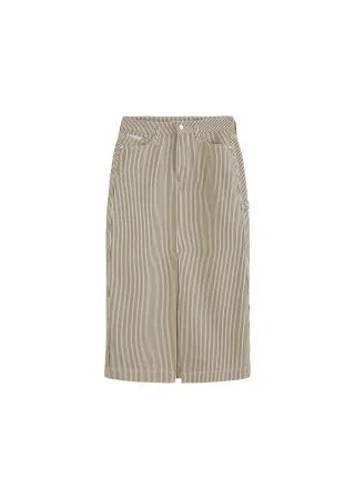 Marc OPolo DENIM - Maxirock regular offwhite_multi_01 - Gr. - 28