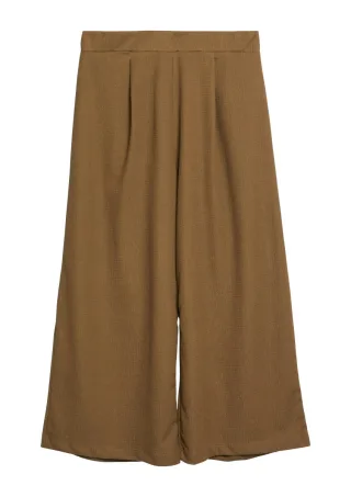 s.Oliver Red Label - Culotte mit weitem Bein braun - Gr. - 36