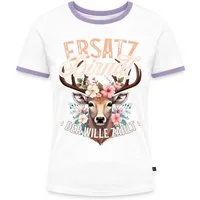 Spreadshirt T-Shirt Ersatz Dirndl Tracht Frauen Kontrast T-Shirt (1-tlg)