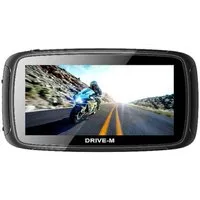GABITECH 5 Zoll GPS wasserdichtes Navigationsgerät DRIVE M für Motorrad & PKW Motorrad-Navigationsgerät (inklusive lebenslanger Kartenupdates, automatische Verbindung zu Helm Bluetooth)