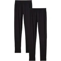 bonprix Leggings (Packung, 2-tlg) aus Baumwolle mit Elasthan, bequem, für Frühling und Sommer