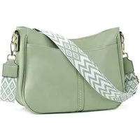 TAN.TOMI Umhängetasche Handtasche Damen mittelgroß Schultertasche Crossbody Bag, Damenhandtasche Mehrere Fächertaschen