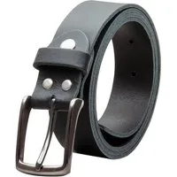 COLOGNEBELT Ledergürtel OM310-SL-Schwarz MADE IN GERMANY, Schwarz Kürzbar, 100 % Echtleder, Aus einem Stück, Unisex