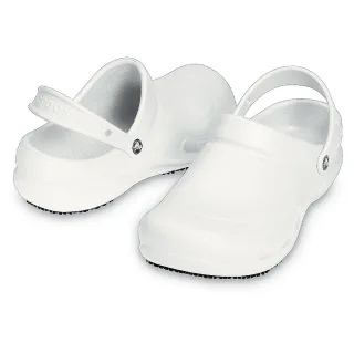 Crocs Bistro Clog Unisex Pantoffel Arbeitsschuh Roomy Fit weiss 10075