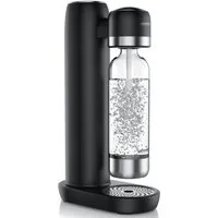 Arendo Wassersprudler Soda Maker mit 1000 ml Flasche, kompatibel mit 60l CO2 Zylindern, (Set, 2-tlg., Soda Maker, PET-Flasche), Soda Streamer mit Wasserflasche, BPA-frei, fein dosierbar, Carbonator