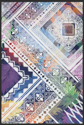 Teppich Patchwork 10119 | Größe: 80 cm x 120 cm