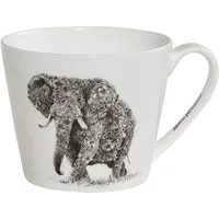 Maxwell & Williams Tasse Maxwell & Williams MARINI FERLAZZO Becher, Tasse, Premium-Keramik, 1-tlg., Porellan, weiß, Porzellan Keramik Becher für Kuchen Essen, Frühstück
