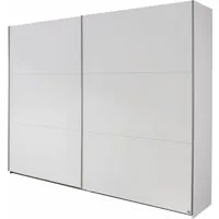rauch Schwebetürenschrank Kleiderschrank Schrank Garderobe Wäscheschrank Schlafzimmer BORBA (Breiten 218/260 cm, Höhe 210 cm) optional mit Absetzung in Graumetallic MADE IN GERMANY