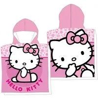Hello Kitty Badeponcho Kapuzenponcho – Weicher Badeponcho & Strandhandtuch für Mädchen