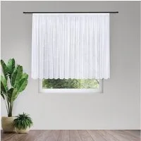 Gerster Gardine Laura (1 St), Smokband, transparent, Voile, Elegante Voile Grundware