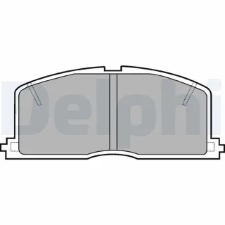 Delphi Bremsbel?ge vorne Toyota LP460
