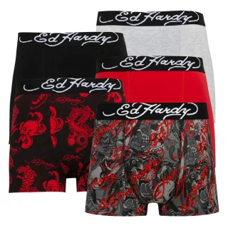 5er-Pack Herren Baumwollreiche Stretch Athieu Boxershorts Weiche Atmungsaktive Unterwäsche