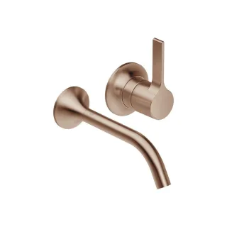 Dornbracht Waschtisch-Wand-Armatur ohne Ablaufgarnitur VAIA 36860809 Bronze gebürstet, 36860809-42 36860809-42
