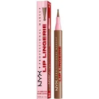 NYX PROFESSIONAL MAKEUP Lippenstift LIP LINGERIE LIP LINER STAIN, wisch- und wasserfesten Halt, mit präziser Filzkugelspitze