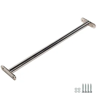 Turnreck Edelstahl 90 cm - Hochwertige Reckstange witterungsbeständig für Garten & Spielplatz - Robustes Sportgerät für Kinder zum Turnen - Wickey