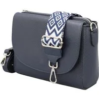 BRISE TASCHE Schultertasche SOPHIA Umhängetasche für Damen, Schultertasche aus Echtleder, echtes Leder, hergestellt in Italien, mit 2 Riemen