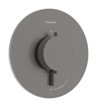 Hansgrohe Thermostat Unterputz Ecostat Comfort S Fertigset 1 Verbraucher brushed black chrome , 33 33714340