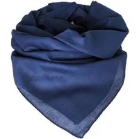 Hathi Halstuch Tuch 100% Baumwolle unifarben marineblau, ca. 100 x100 cm, (1-St)