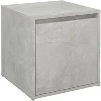 vidaXL Kommode Schubladenbox Betongrau 40,5x40x40 cm Holzwerkstoff (1 St)