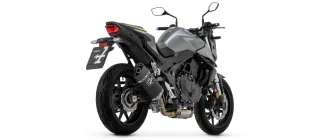Sport Auspuff Arrow Pista BLACK Honda CB 750 Hornet Bj.2023-2026 RH12/RH24 EURO5/EURO5+ /ABE Aluminium