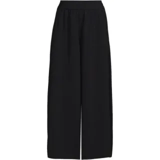 Creaseless 7/8-Palazzohose für Damen in Plus-Größe, Damen, size: plus, Schwarz, Polyester, by Lands' End