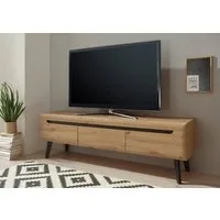 Home affaire Lowboard Torge, TV-Unterschrank, TV-Kommode, Fernsehschrank, TV-Board (1 St), abgeschrägte Füße, drei Farben, Scandi Design, 160 cm breit