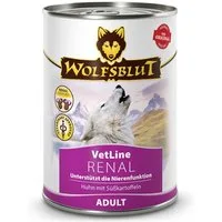 Wolfsblut Vetline Renal - Nassfutter Unterstützend bei Nierenproblemen 6x395g, Nassfutter für: Hunde