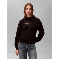 Calvin Klein Jeans Kapuzensweatshirt MONOLOGO Regular fit mit Kapuze und Kängurutasche