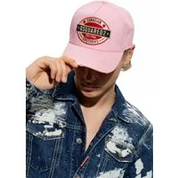 Dsquared2 Baseball Cap Baseballkappe Canadian Brothers Icon Kappe Dezente Destroyed-Details für einen trendigen Vintage-Look