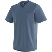 Maier Sports T-Shirt Wali Herren Kurzarmshirt, leichtes Sommer Funktionsshirt, V-Ausschnitt