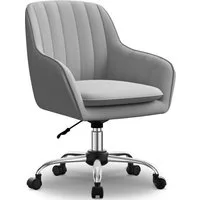 Adormii Bürostuhl Homeoffice Stuhl,Schminkstuhl mit Armlehnen,Drehstuhl mit Rrollen (Samt Stuhl,höhenverstellbar,für Schminktisch,Arbeitszimmer, Schlafzimmer,150kg)