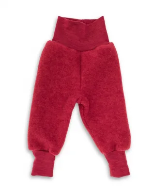 Engel Natur Baby-Hose Merino Fleece 62/68 jaspis melange