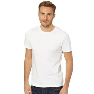 Fruit Of The Loom | Mens Crew Neck Kurzarm T-Shirt-Weiß (5er Pack)