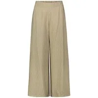 SUBLEVEL Stoffhose Modisches Streifenmuster mit elastischem Bund Striped Palazzopants