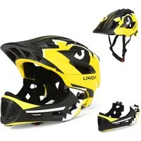 Lixada Kinderhelm Integralhelm Kinder Fahrradhelm Helm Radfahren Skateboarding, ab 2 Jahren, 13 Lüftungsschlitze, Mundschutz
